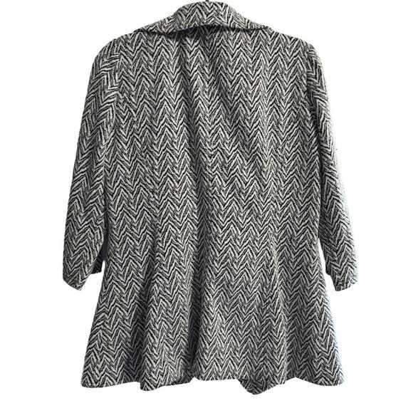 Calvin Klein Women's Waterfall Ruffled Open-Front Lined Jacket Size 12 - Picture 2 of 6